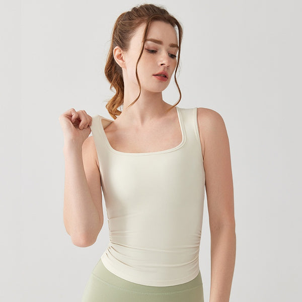 Chaleco Yoga Deportivo Mujer con Soporte Integrado