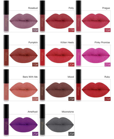 Labial Mate Larga Duración Resistente al Desvanecimiento - Image 35