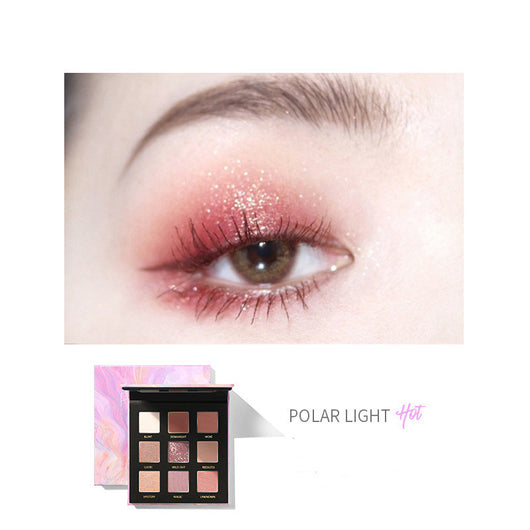 Paleta de Sombras Nacaradas con Purpurina - 9 Colores de Larga Duración - Image 6
