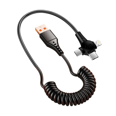 Cable de Carga Rápida 3 en 1 Retráctil Type-C Android - Image 4