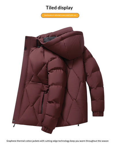 Chaqueta de Invierno para Hombre con Acolchado de Algodón - Calidez y Estilo - Image 30