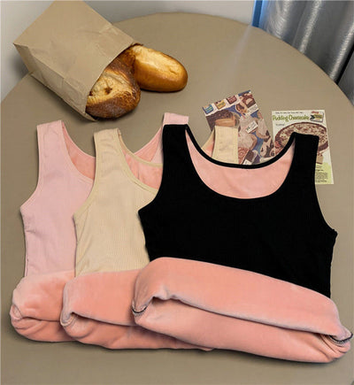 Camiseta Térmica Ajustada con Relleno para Mujer - Color Liso - Image 17