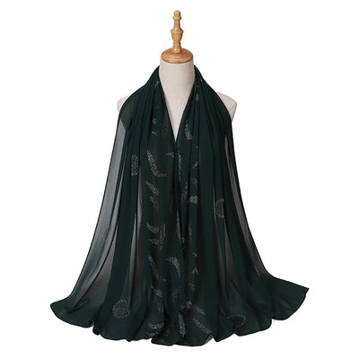 Pañuelo Elegante con Strass Cerrado para Mujer - Accesorio de Moda Versátil - Image 6