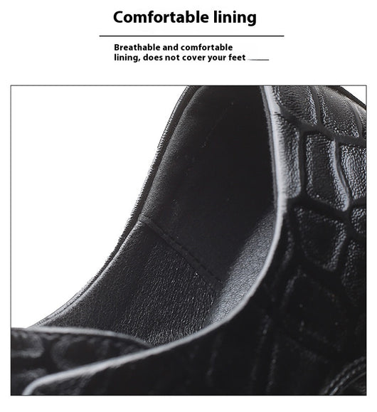 Zapatos de Cuero Ejecutivos para Hombre - Estilo Profesional de Oficina - Image 9