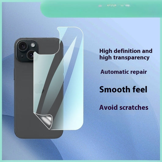 Protector de Pantalla Trasera TPU HD para iPhone 15 Pro Max - Image 9