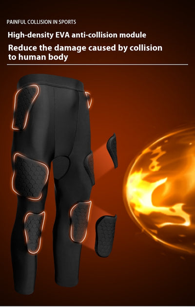 Pantalones de Compresión con Protección de Rodillas para Deportes - Image 12