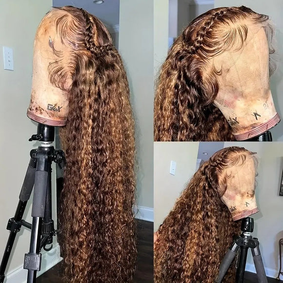 Peluca Afro Rizada Larga con Volumen Natural