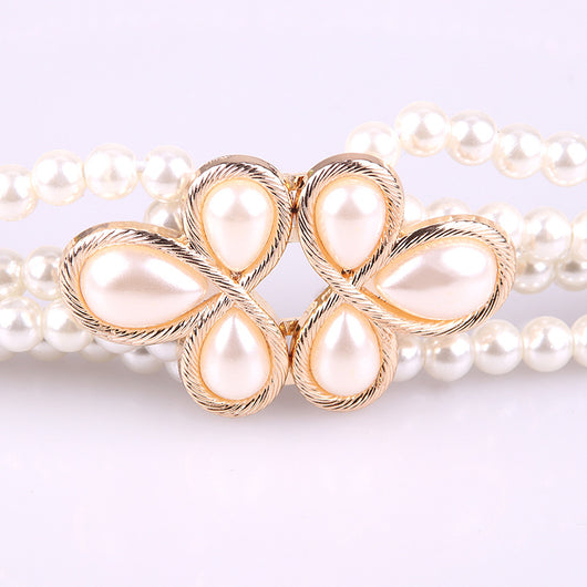 Cadena de Cintura con Flores y Perlas de Diamante - Accesorio Versátil - Image 12
