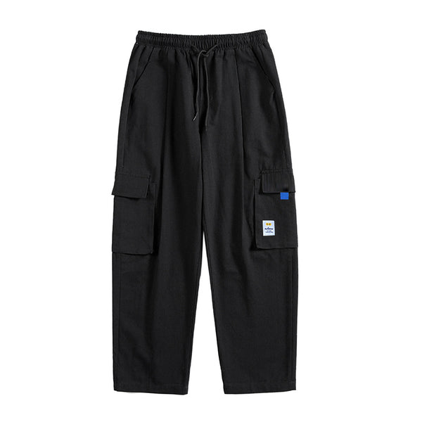 Pantalones Harem Casuales Holgados de Pierna Recta para Hombre
