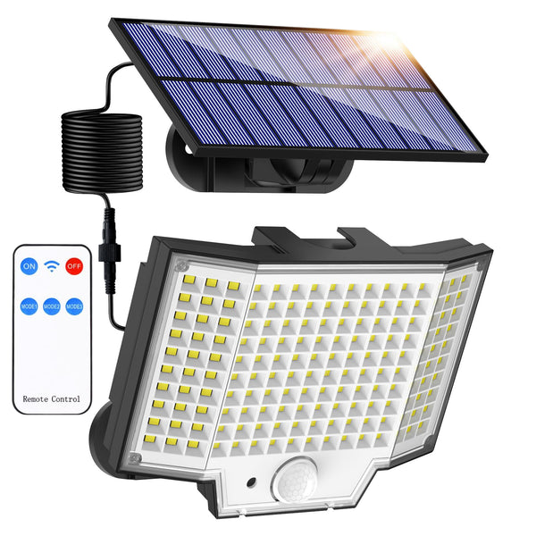 Lámpara Solar LED para Balcón y Jardín con Control Remoto Divisible
