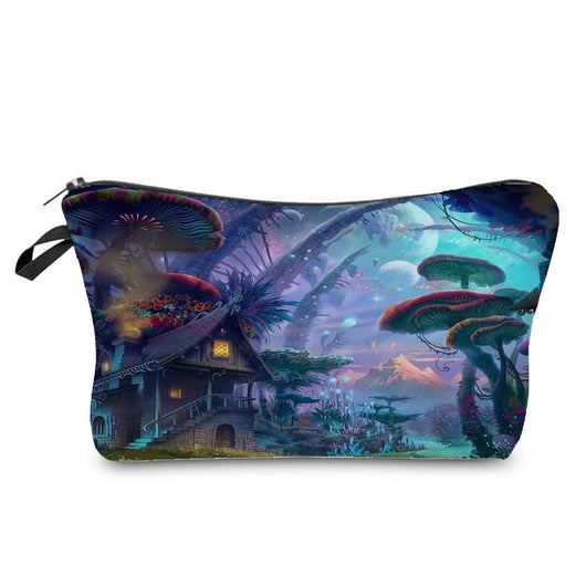 Bolsa de Cosméticos con Estampado de Hongos Fantasy - Image 22