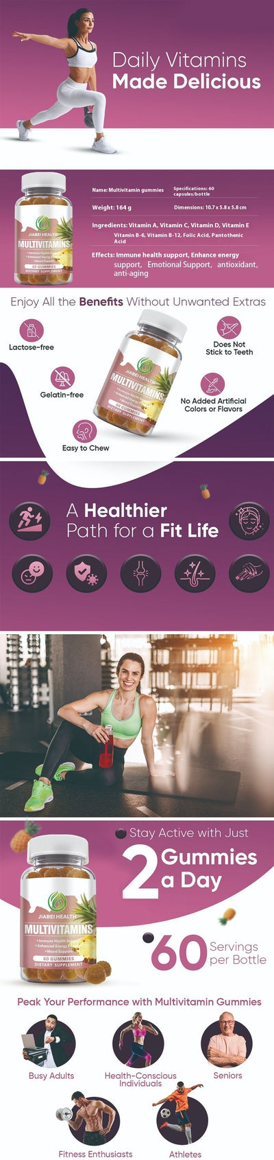 Caramelos Multivitamínicos de Oligoelementos para la Salud - Image 4