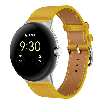 Correa de Cuero PU Bicolor para Google Watch - Estilo y Durabilidad - Image 14