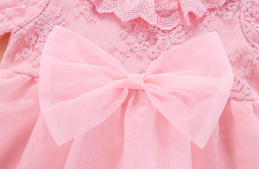 Vestido Princesa de Manga Larga para Bebé con Tiara - Image 20