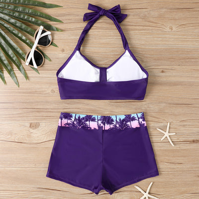 Bikini Reductor Estampado con Halter Ajustable para Mujer - Image 13