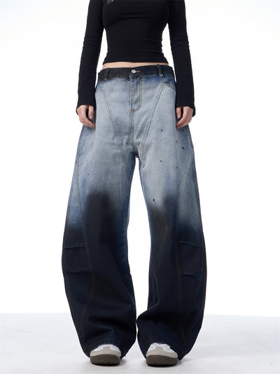 Pantalones Anchos Tie-Dye Degradado para Mujer - Image 15