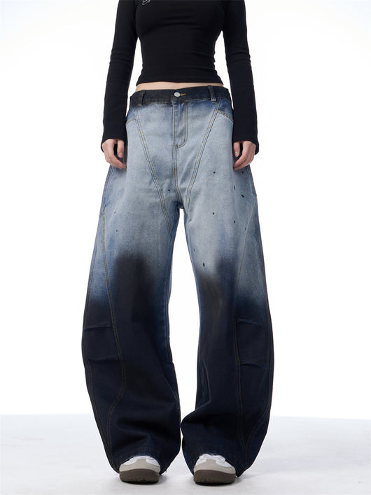 Pantalones Anchos Tie-Dye Degradado para Mujer - Image 15