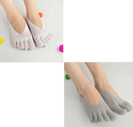 Calcetines Ultradelgados de Dedos Separados para Mujer - Diseño Minimalista Cuatro Estaciones - Image 12