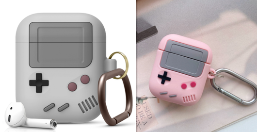 Funda Silicona AirPods Pro Diseño Retro Consola Clásica con Llavero - Image 16