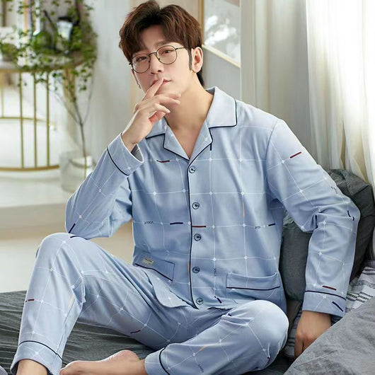 Pijama Suelto para Hombre Primavera Otoño - Image 7