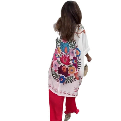 Blusa Larga Slim Irregular para Mujer - Image 5