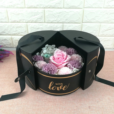 Caja de Regalo Redonda con Apertura Lateral para San Valentín - Image 2