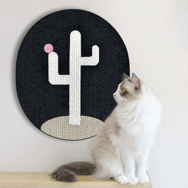 Disco Rascador Integrado para Gatos - Resistente y sin Desprendimiento
