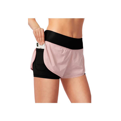 Shorts Yoga Falso Dos Piezas Doble Capa Anti-transparencia - Image 6