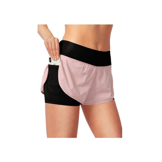 Shorts Yoga Falso Dos Piezas Doble Capa Anti-transparencia - Image 6
