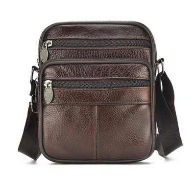 Bolso de Cuero Genuino para Negocios y Aventura al Aire Libre - Image 8