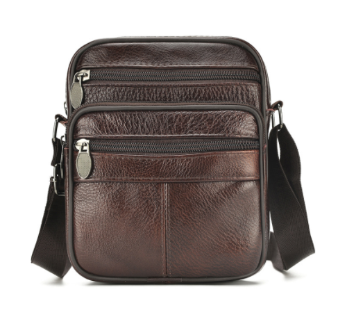 Bolso de Cuero Genuino para Negocios y Aventura al Aire Libre - Image 8
