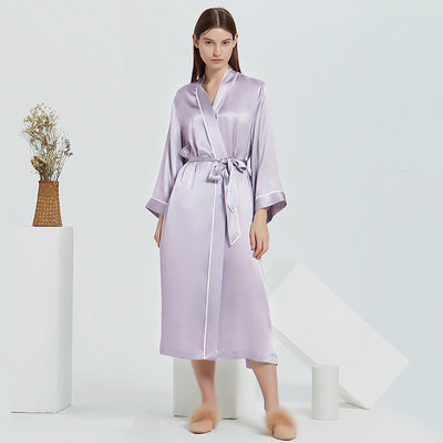Conjunto de Camisón de Seda para Mujer - Diseño Minimalista - Image 6