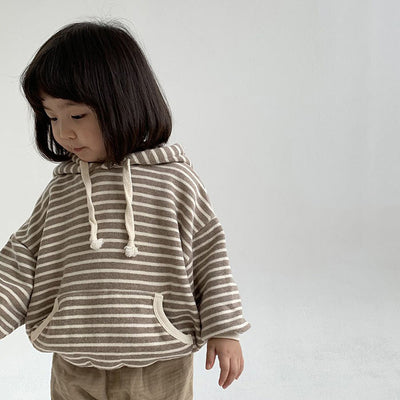 Sudadera Infantil a Rayas Suelta y Cómoda - Image 9