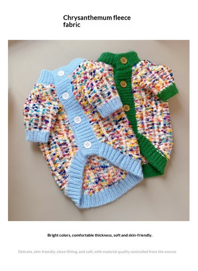 Cardigan Bloques de Color para Perros - Image 11