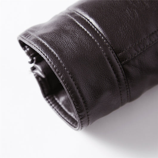 Chaqueta de Cuero para Motociclista con Forro Polar - Image 5
