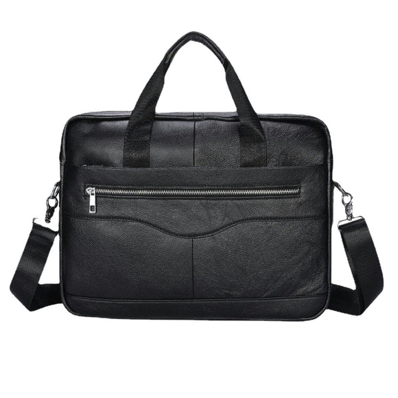 Bolso de Cuero Vacuno Vintage Primera Capa para Hombre