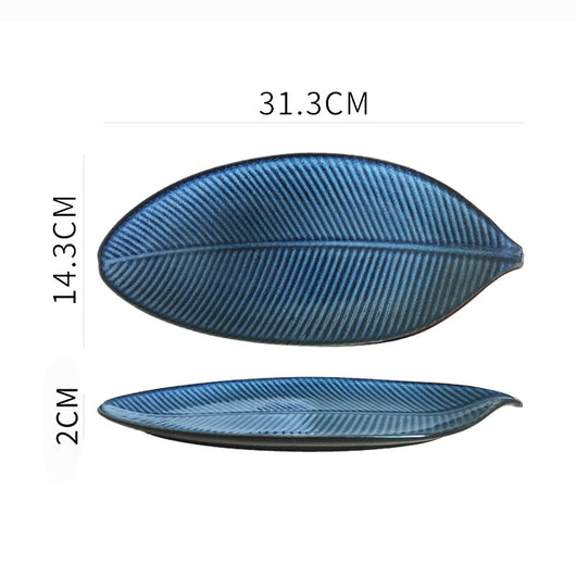 Plato de Cerámica Artesanal Hoja Japonesa - Diseño Exclusivo para tu Mesa - Image 12