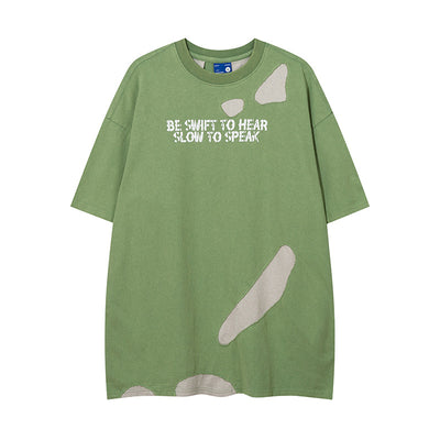 Playera Bicolor Manga Corta Unisex con Contraste - Image 3
