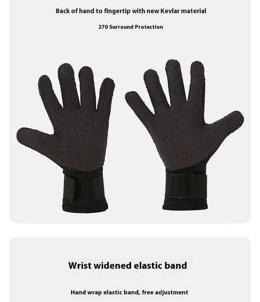 Guantes de Buceo 3.5mm con Recubrimiento Titanio - Resistentes, Cálidos y Antideslizantes - Image 10