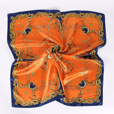 Pañuelo de Satén Estampado para Mujer - Elegancia y Versatilidad - Image 5