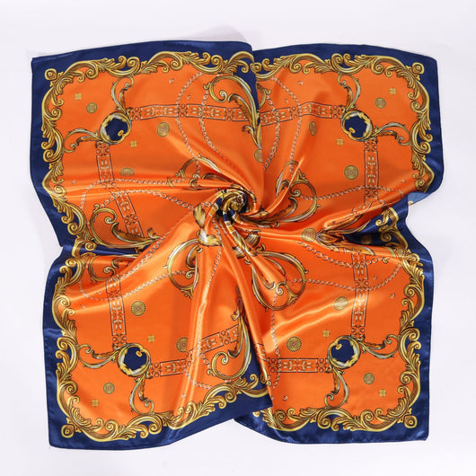 Pañuelo de Satén Estampado para Mujer - Elegancia y Versatilidad - Image 5