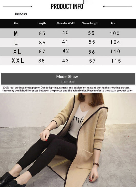 Abrigo Cardigan Trench de Largo Medio para Mujer - Image 8