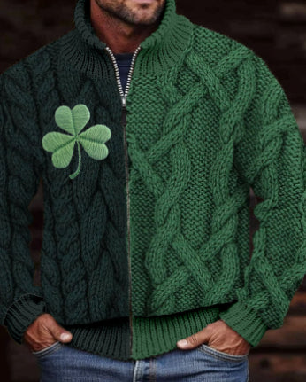 Chaqueta Suelta con Cuello de Pie y Cierre de Cremallera para Hombre - Image 18