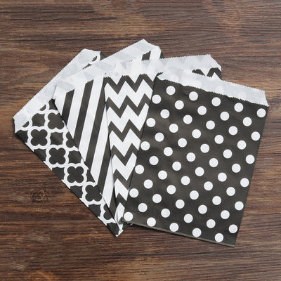 Bolsa de Papel Kraft con Diseño de Trébol de Cuatro Hojas y Onda de Puntos - Image 6