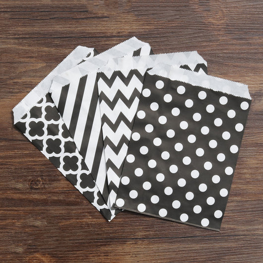 Bolsa de Papel Kraft con Diseño de Trébol de Cuatro Hojas y Onda de Puntos - Image 6