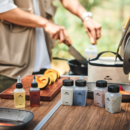 Set de Frascos de Especias Portátiles Naturehike para Acampada y Picnic