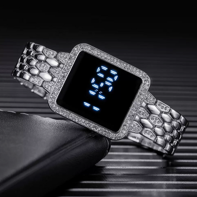 Reloj Digital de Lujo para Hombre Adulto - Correa de Acero Resistente al Agua - Image 3