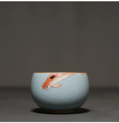 Taza de Té Ruyao Tianqing - Cerámica Artesanal Tradicional - Image 7