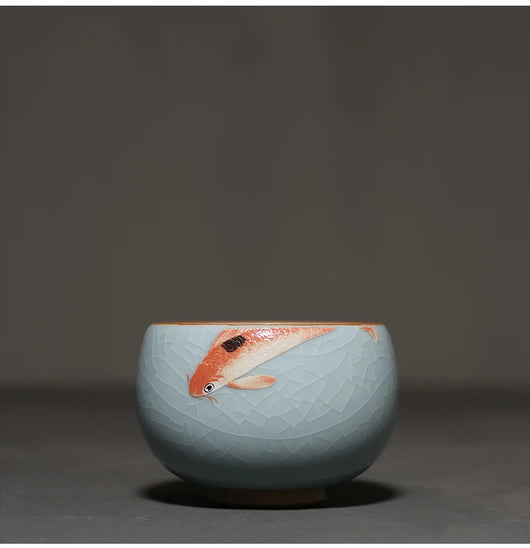 Taza de Té Ruyao Tianqing - Cerámica Artesanal Tradicional - Image 7