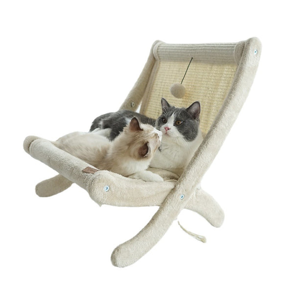 Sofá Cama para Gatos con Zona de Asoleamiento